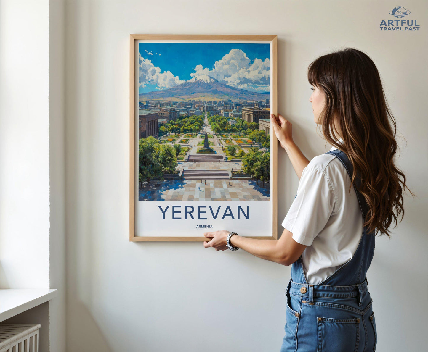 Yerevan Poster | Armenia Wall Art | Caucasus Decor