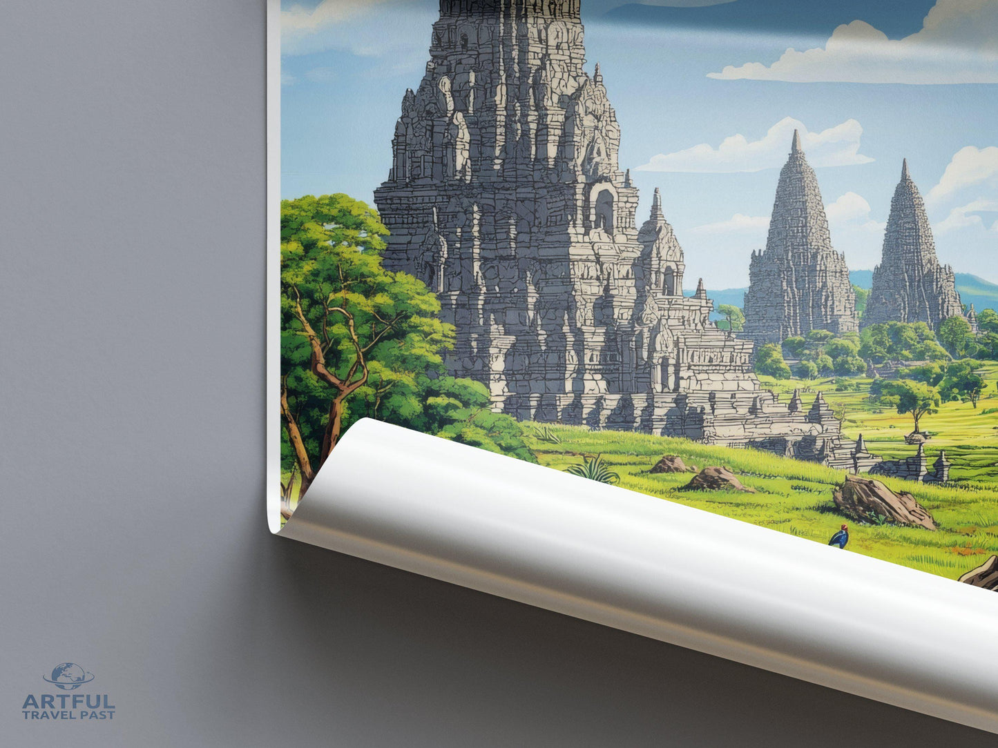 Yogyakarta Poster - Indonesia Wall Art