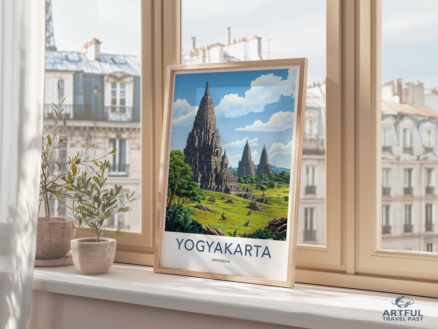 Yogyakarta Poster - Indonesia Wall Art