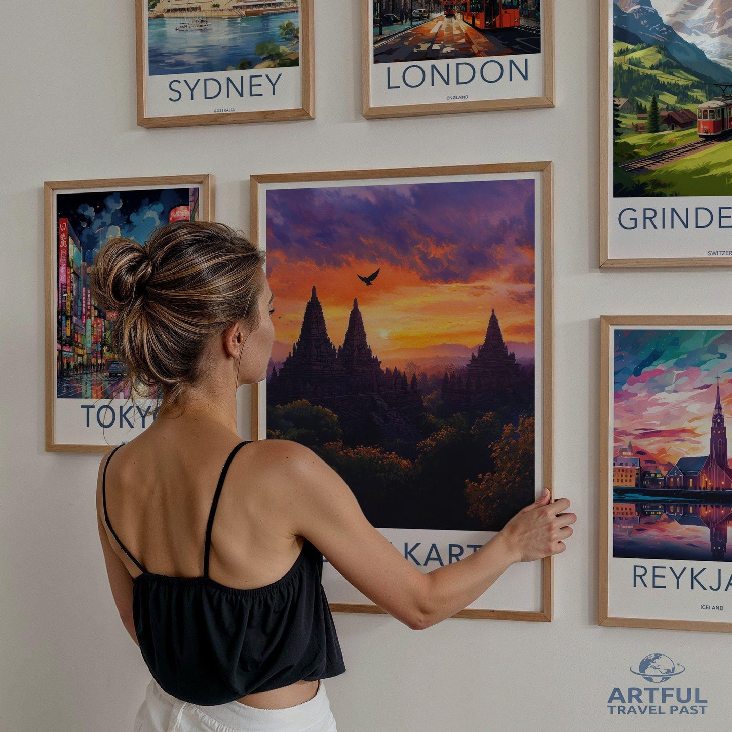 Yogyakarta Poster - Indonesia Wall Art