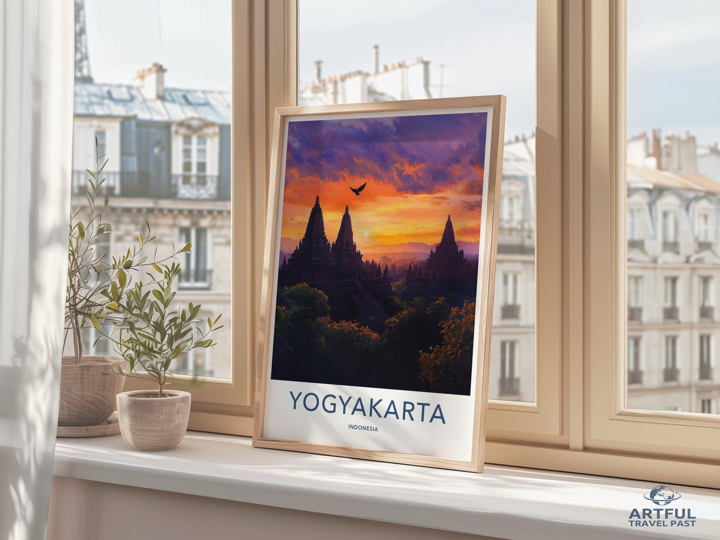 Yogyakarta Poster - Indonesia Wall Art