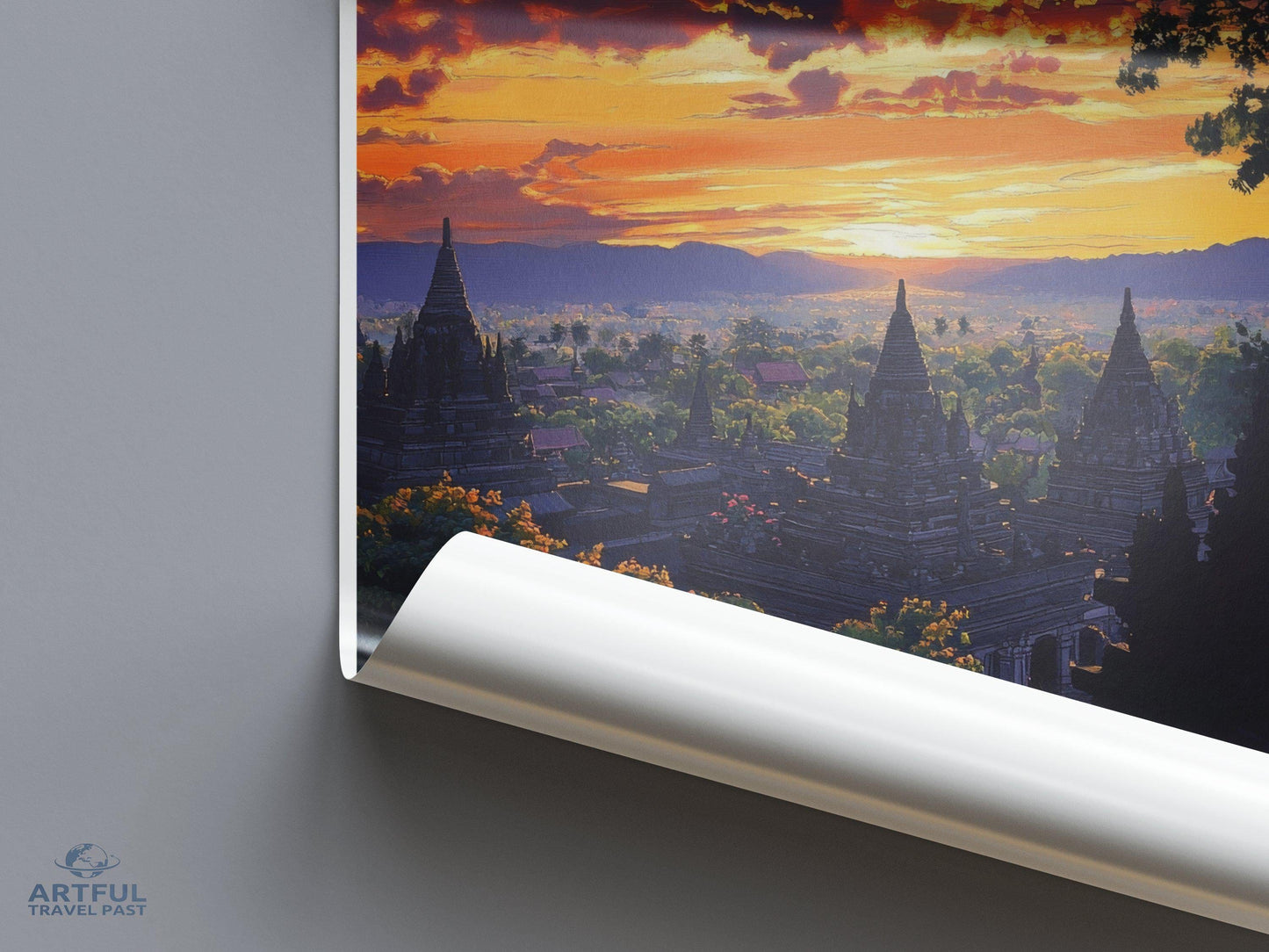Yogyakarta Poster - Indonesia Wall Art