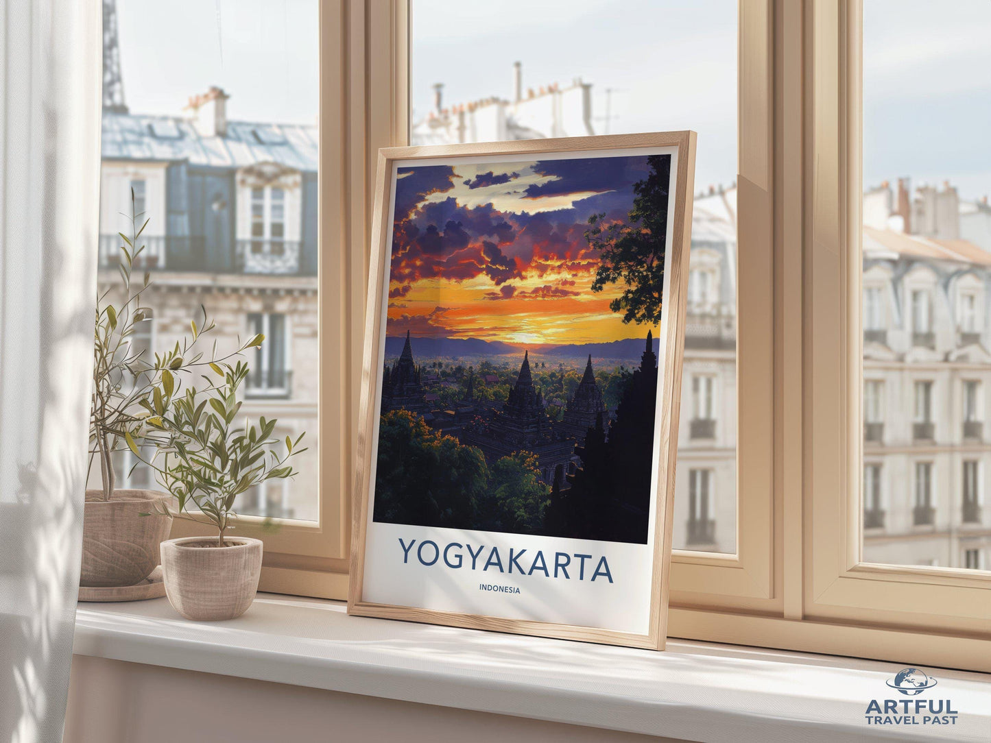 Yogyakarta Poster - Indonesia Wall Art