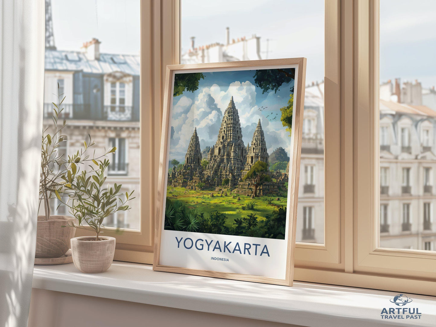 Yogyakarta Poster - Indonesia Wall Art