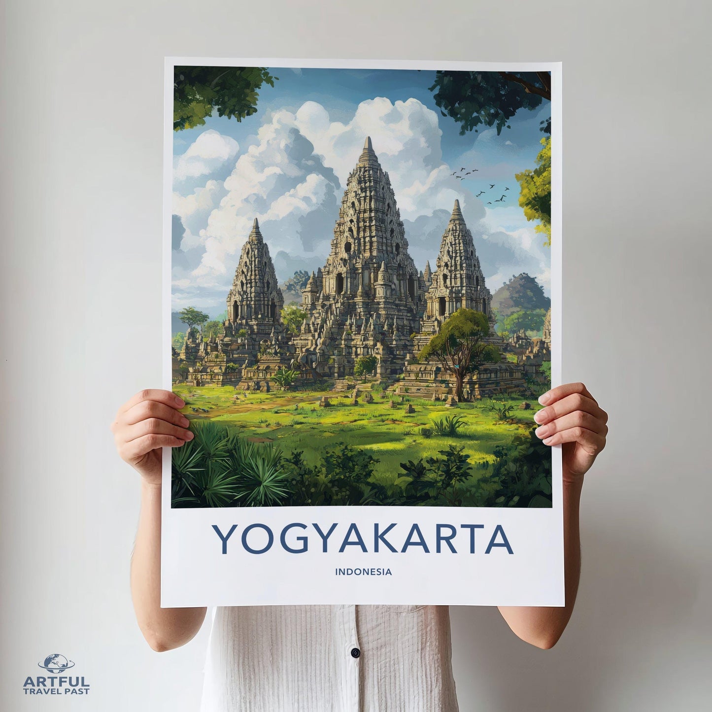 Yogyakarta Poster - Indonesia Wall Art