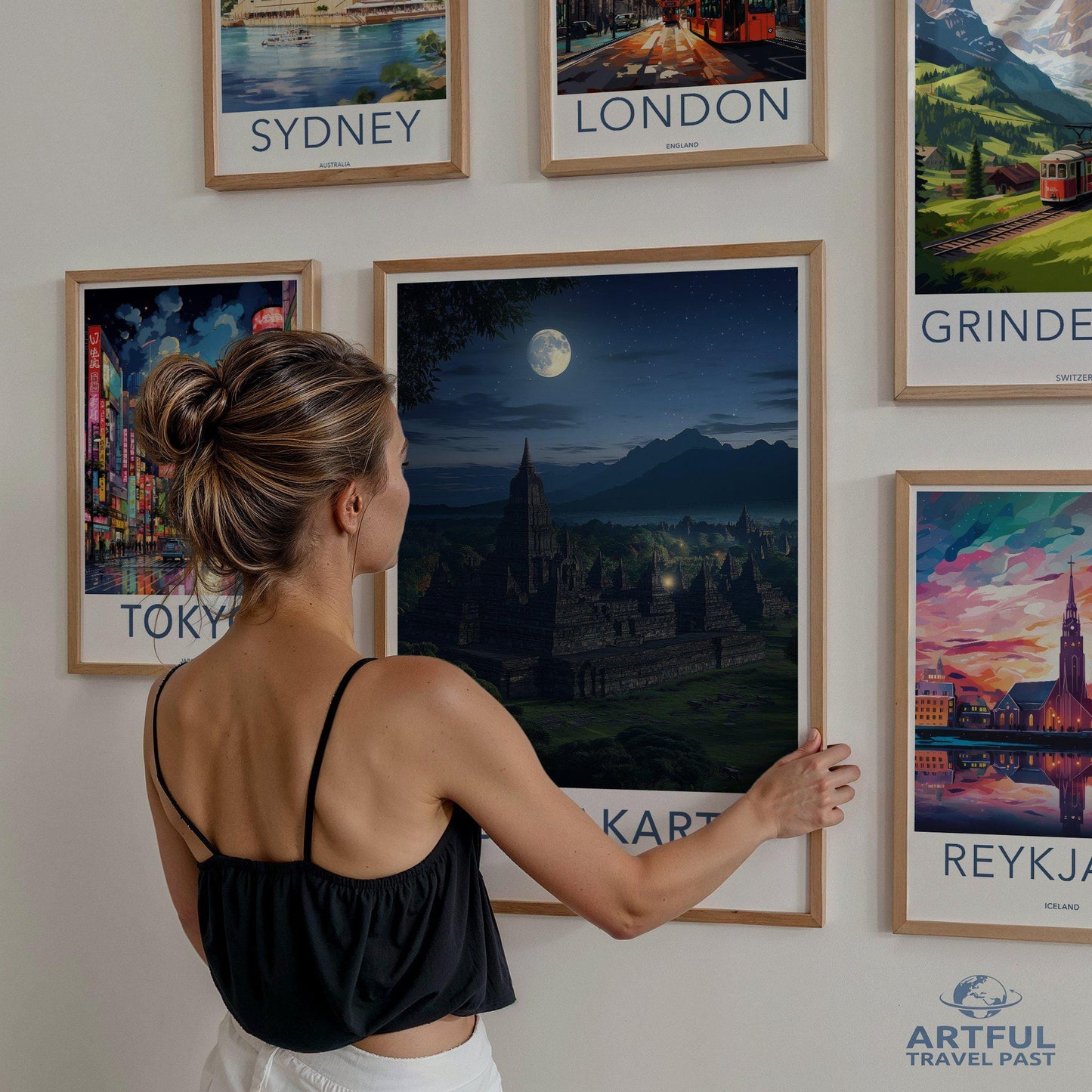 Yogyakarta Poster - Indonesia Wall Art