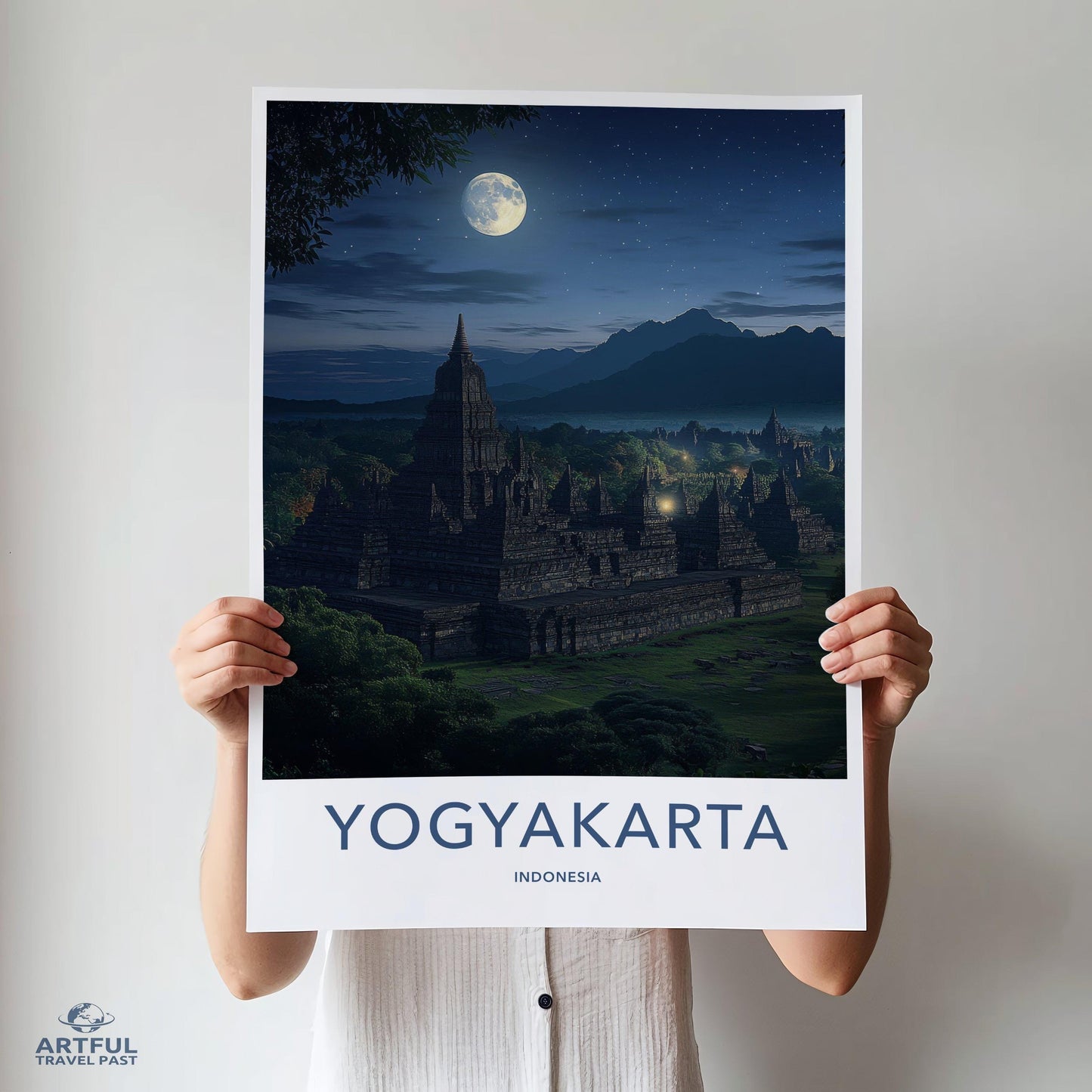 Yogyakarta Poster - Indonesia Wall Art