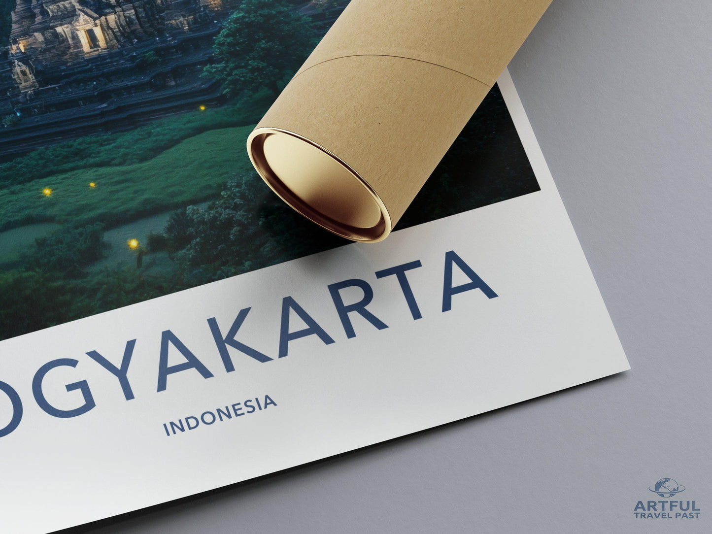Yogyakarta Poster | Indonesia Wall Art | Asia Decor