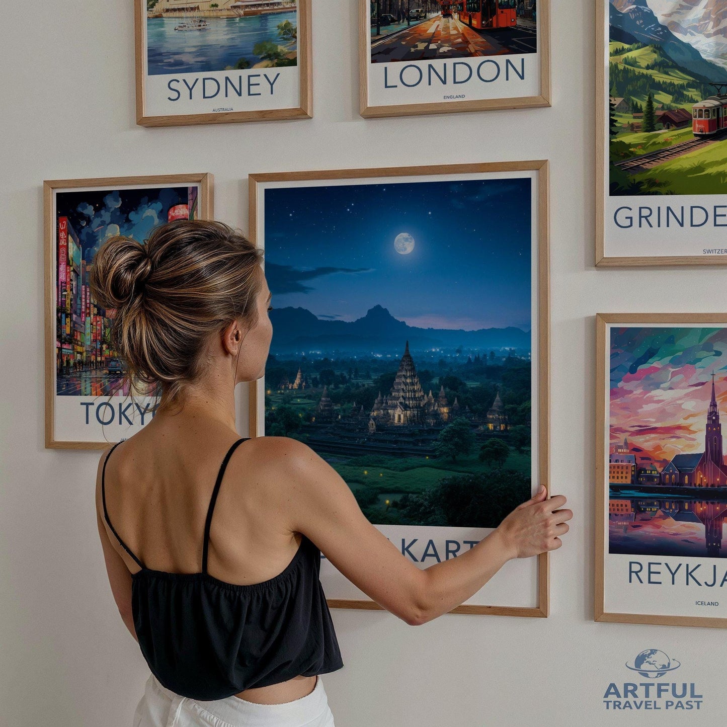 Yogyakarta Poster | Indonesia Wall Art | Asia Decor