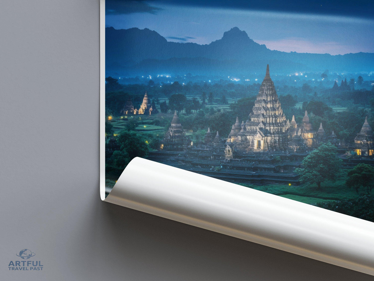 Yogyakarta Poster | Indonesia Wall Art | Asia Decor