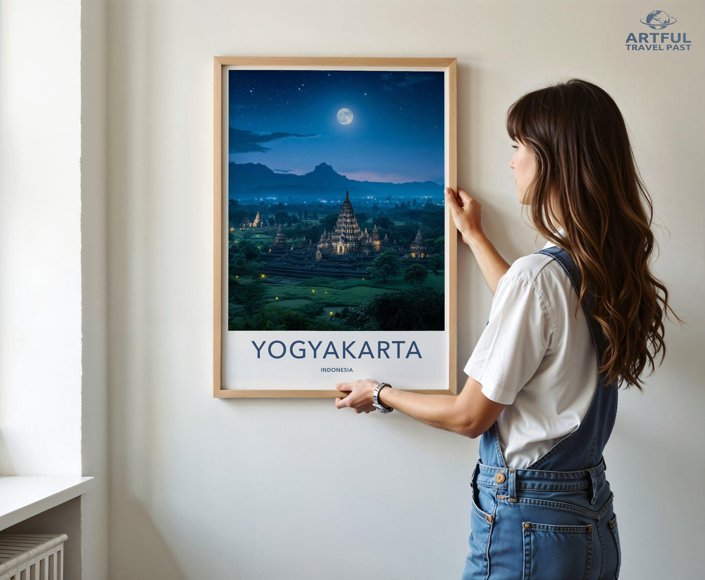Yogyakarta Poster | Indonesia Wall Art | Asia Decor