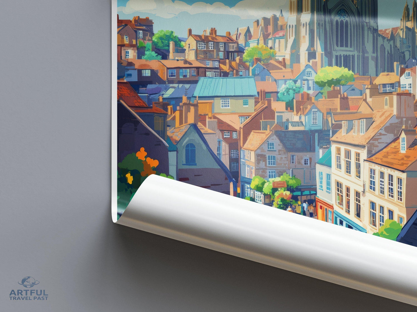Yorkshire Poster | England Wall Art | UK Decor