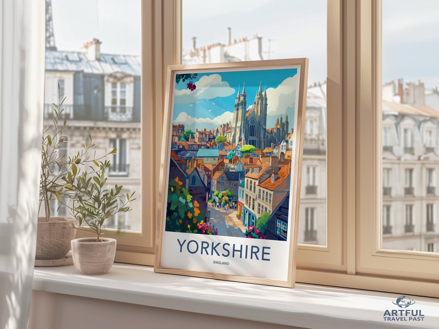 Yorkshire Poster | England Wall Art | UK Decor