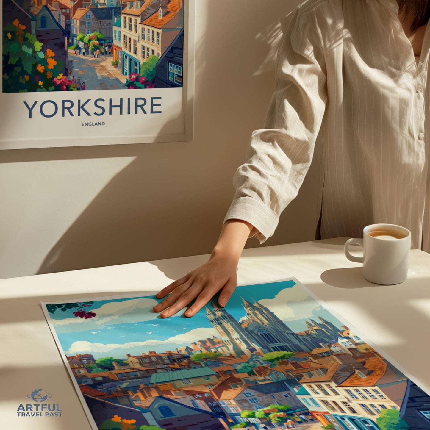 Yorkshire Poster | England Wall Art | UK Decor