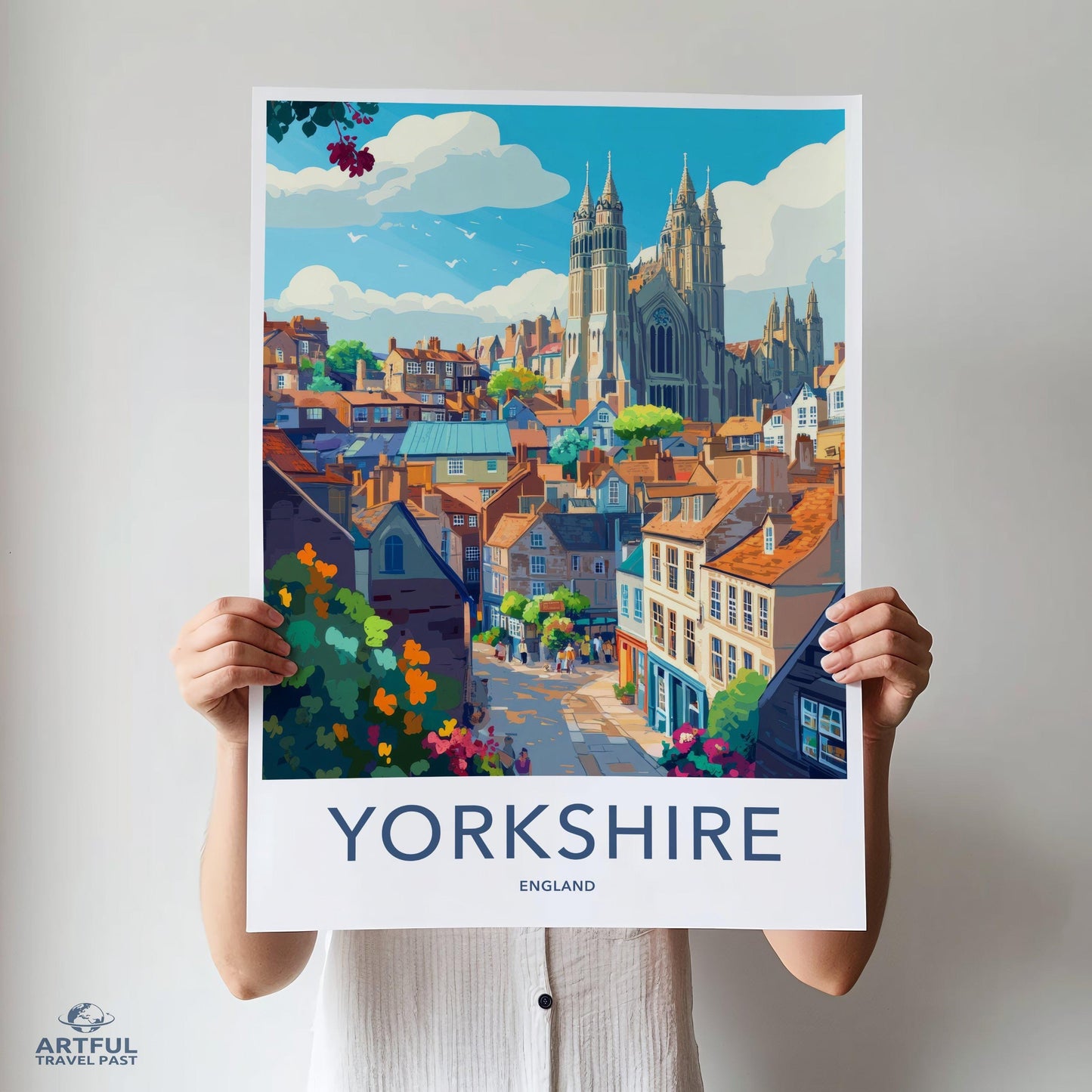 Yorkshire Poster | England Wall Art | UK Decor