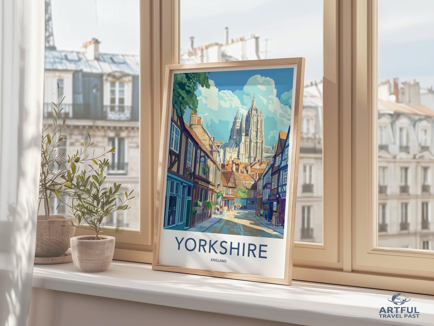 Yorkshire Poster | England Wall Art | UK Decor