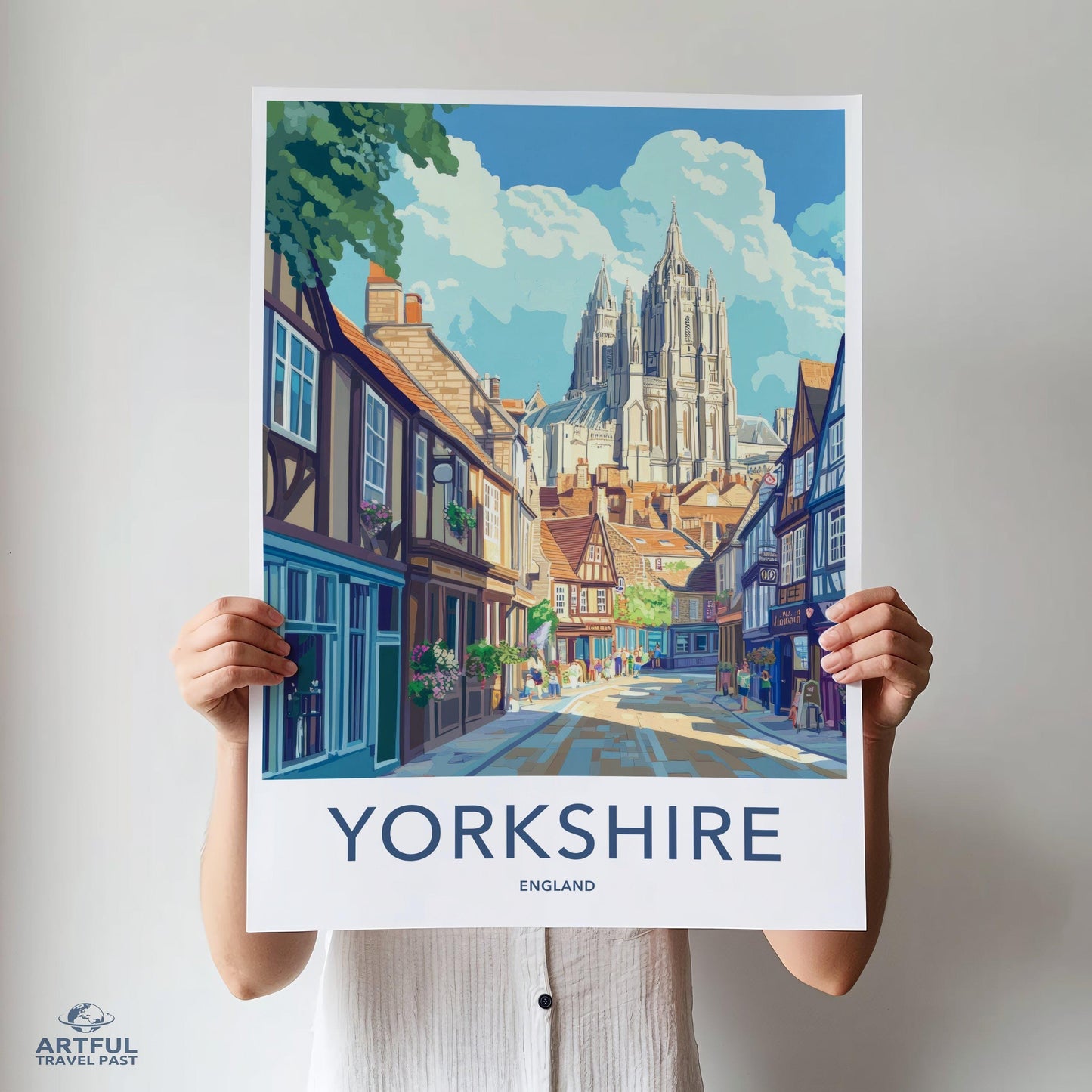 Yorkshire Poster | England Wall Art | UK Decor