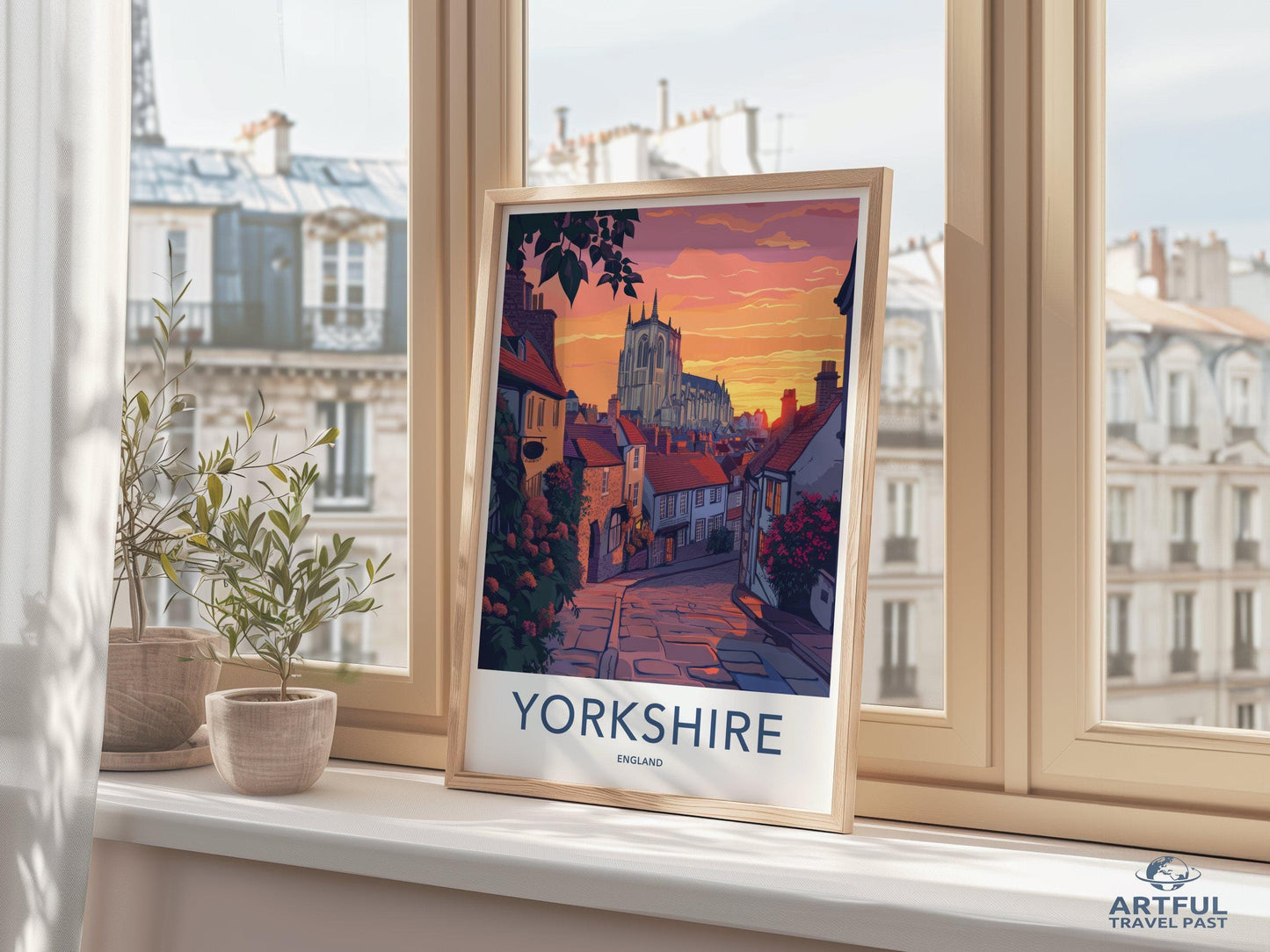 Yorkshire Poster | England Wall Art | UK Decor