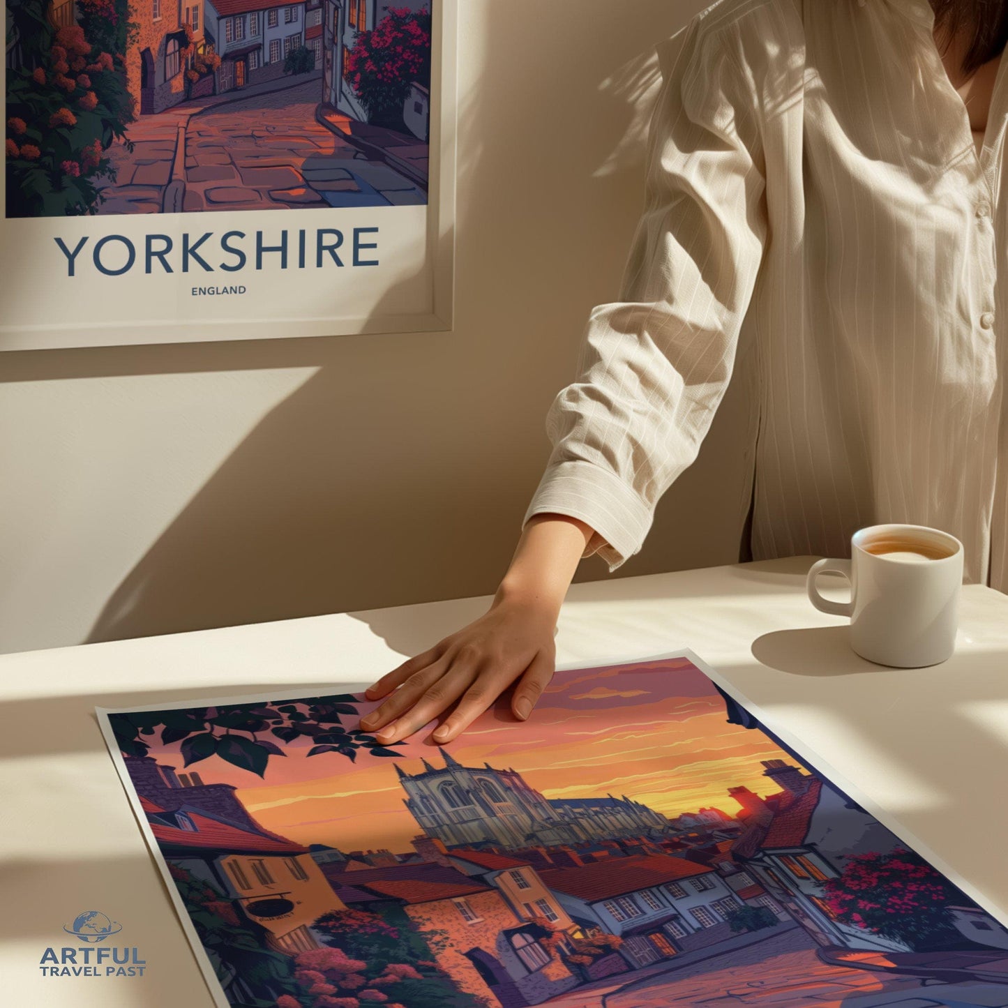 Yorkshire Poster | England Wall Art | UK Decor
