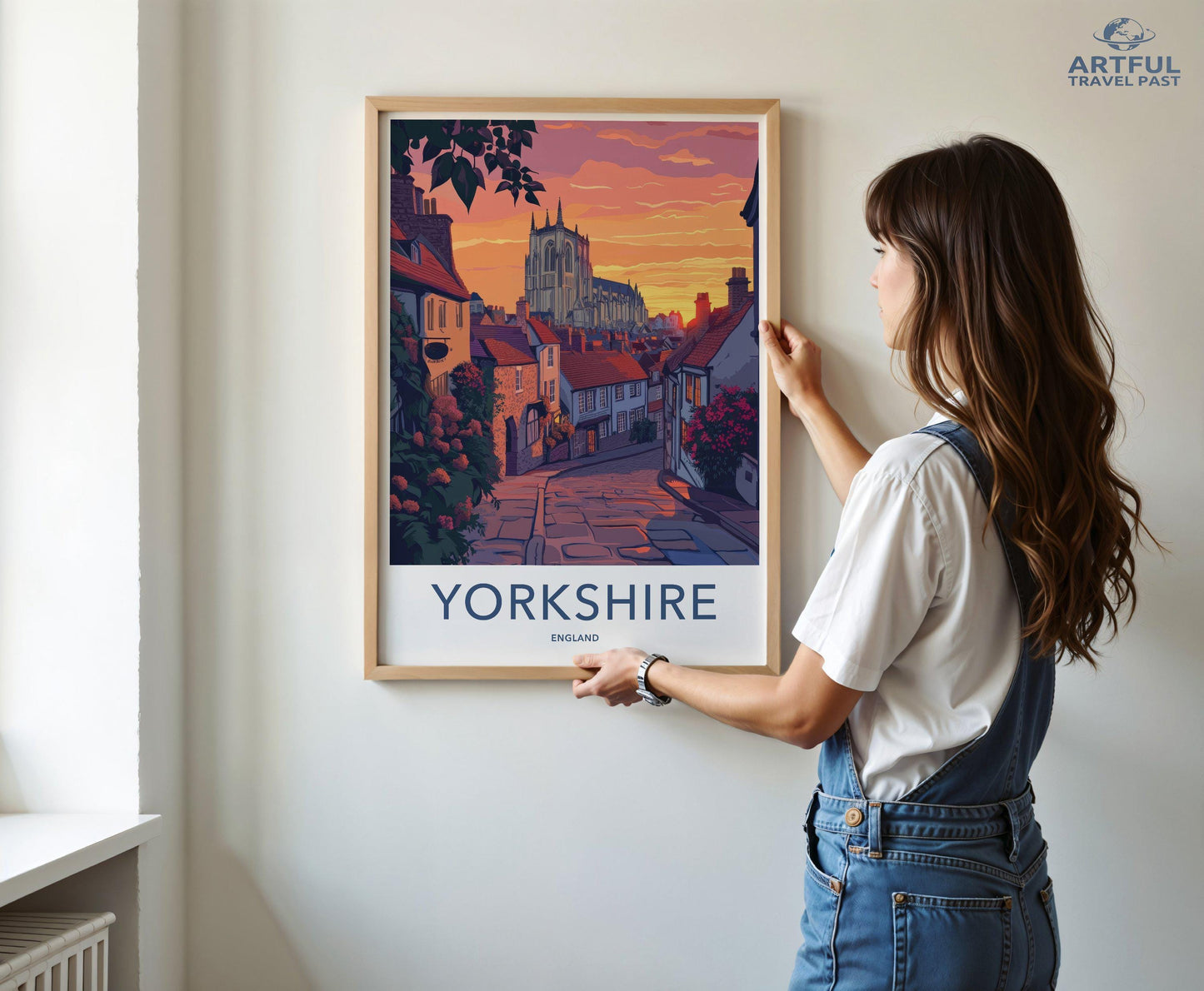 Yorkshire Poster | England Wall Art | UK Decor