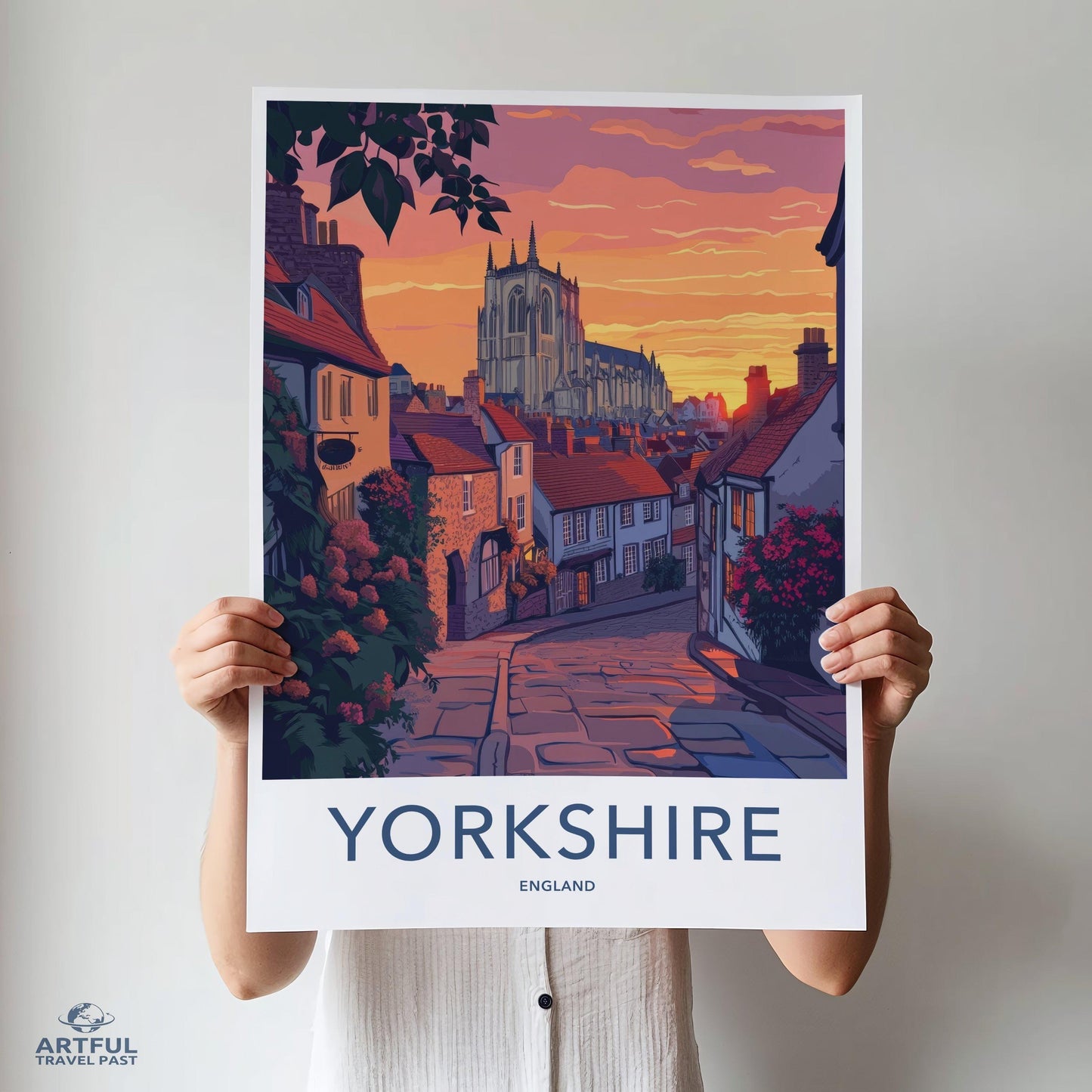 Yorkshire Poster | England Wall Art | UK Decor
