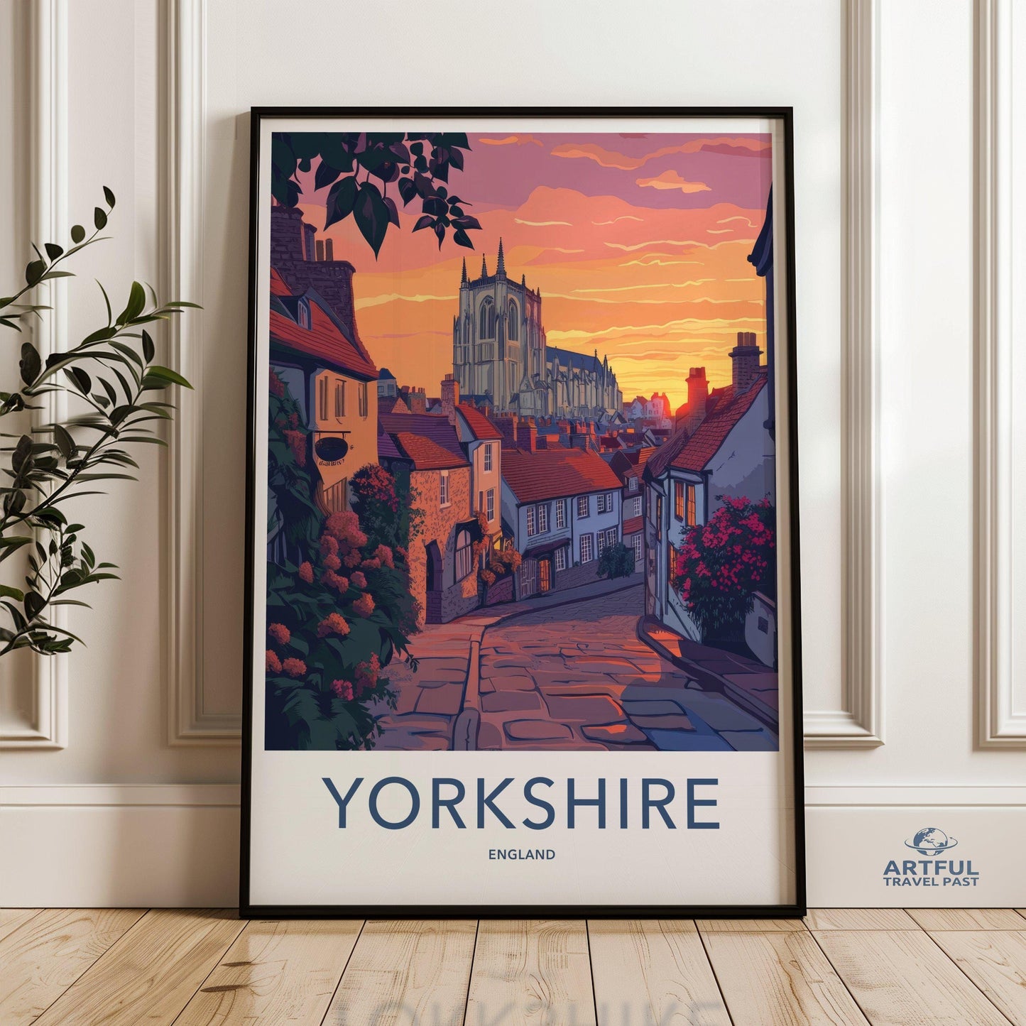 Yorkshire Poster | England Wall Art | UK Decor