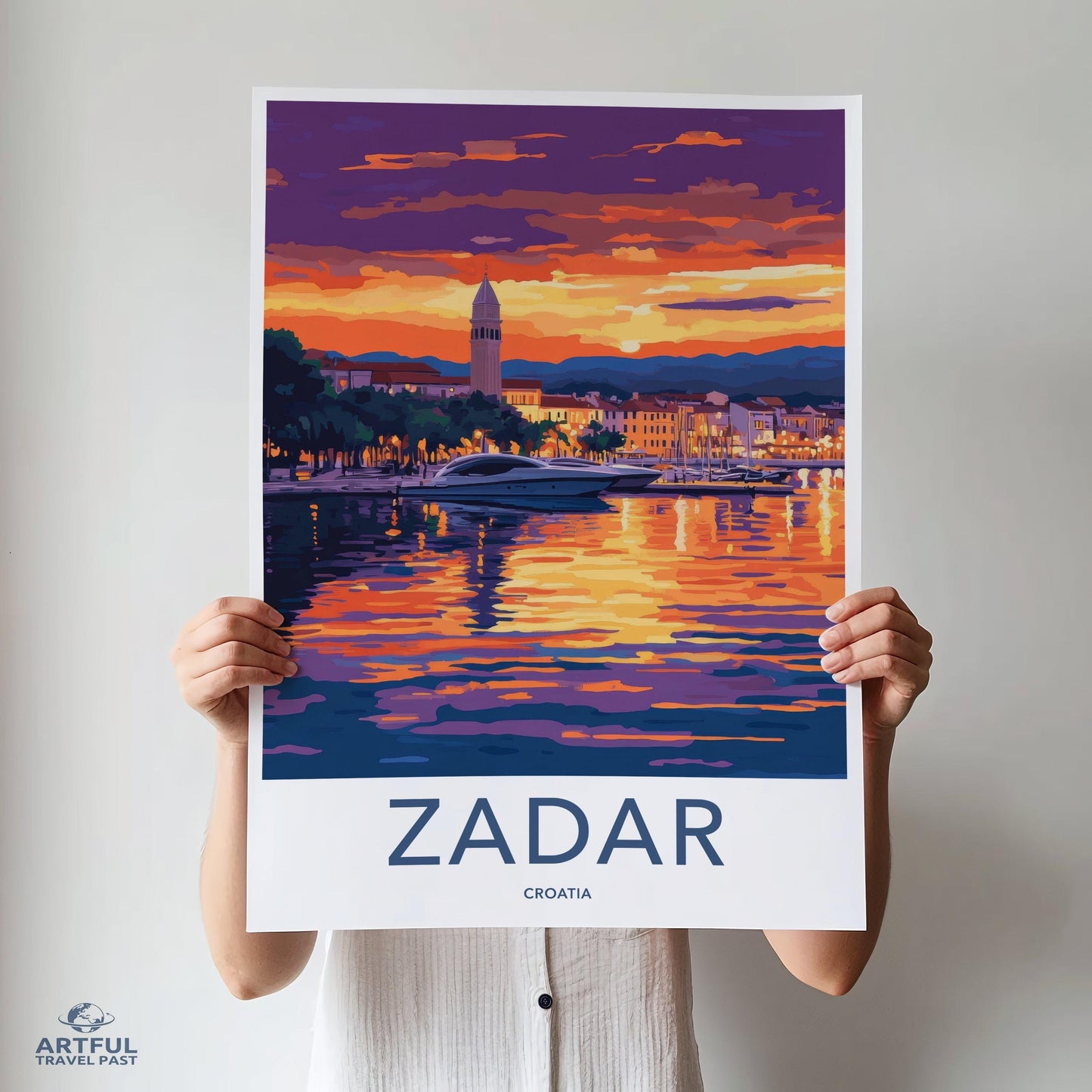 Zadar Poster - Croatia Wall Art