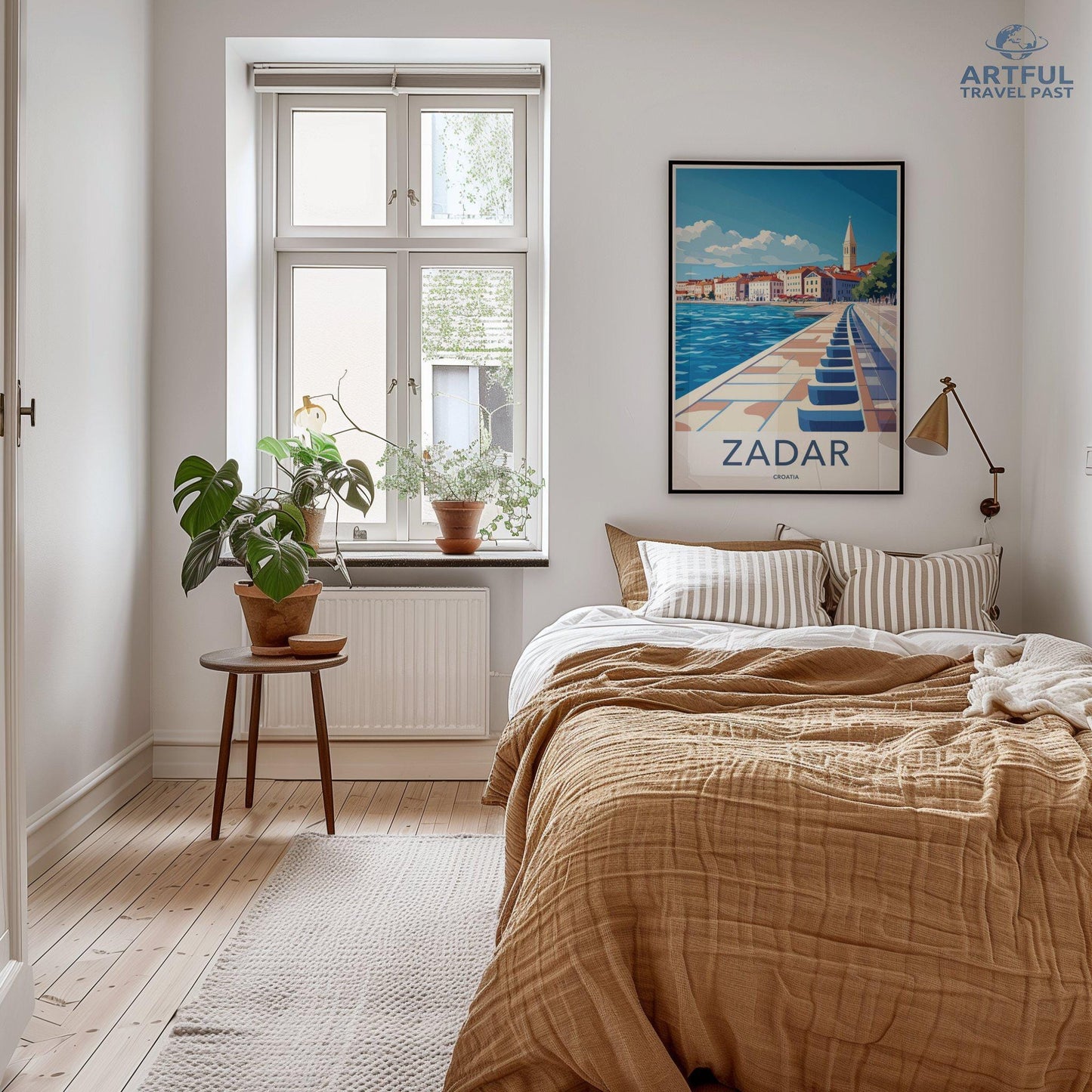 Zadar Poster | Croatia Wall Art | Mediterranean Decor
