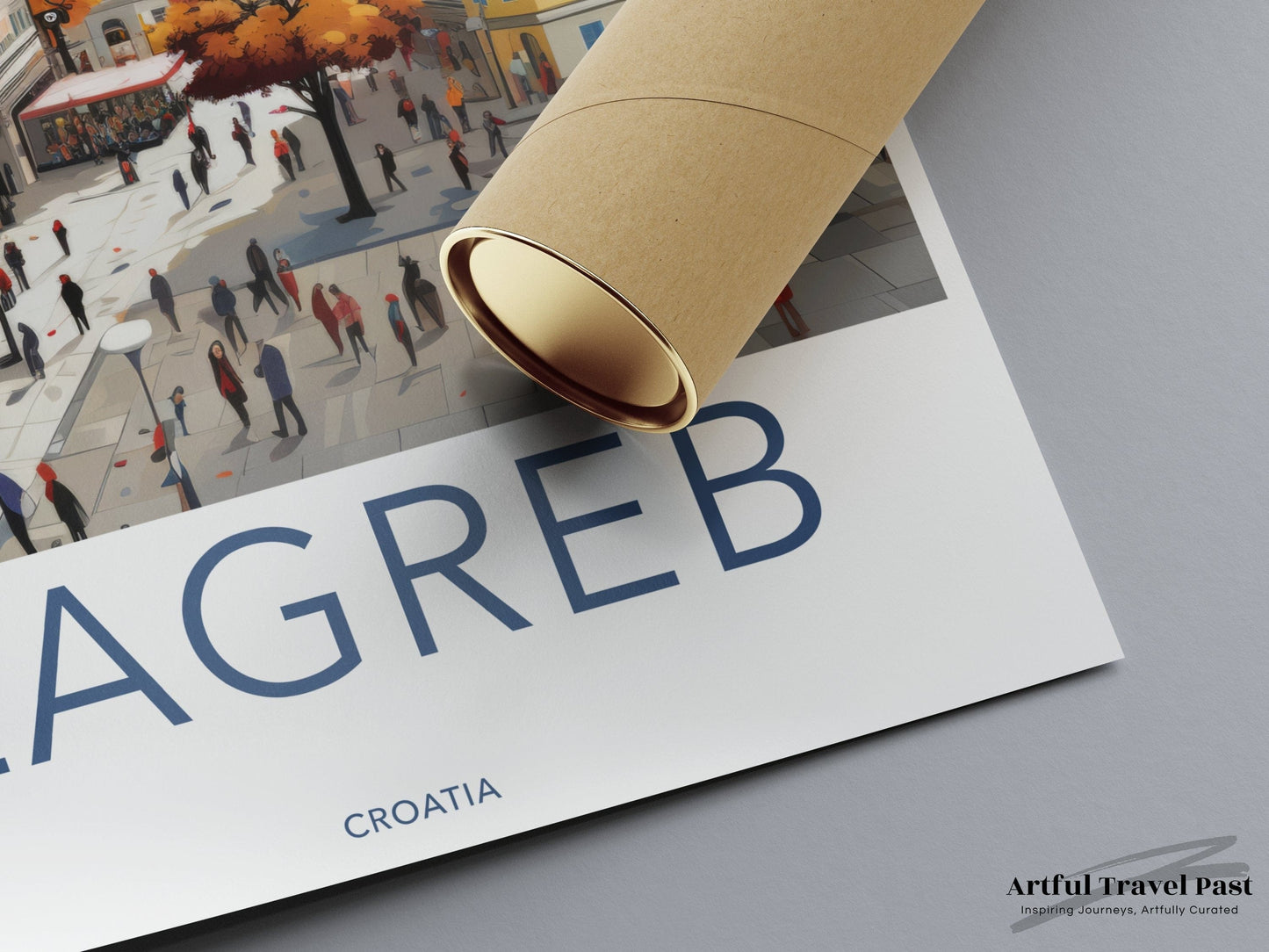 Zagreb Poster - Croatia Wall Art
