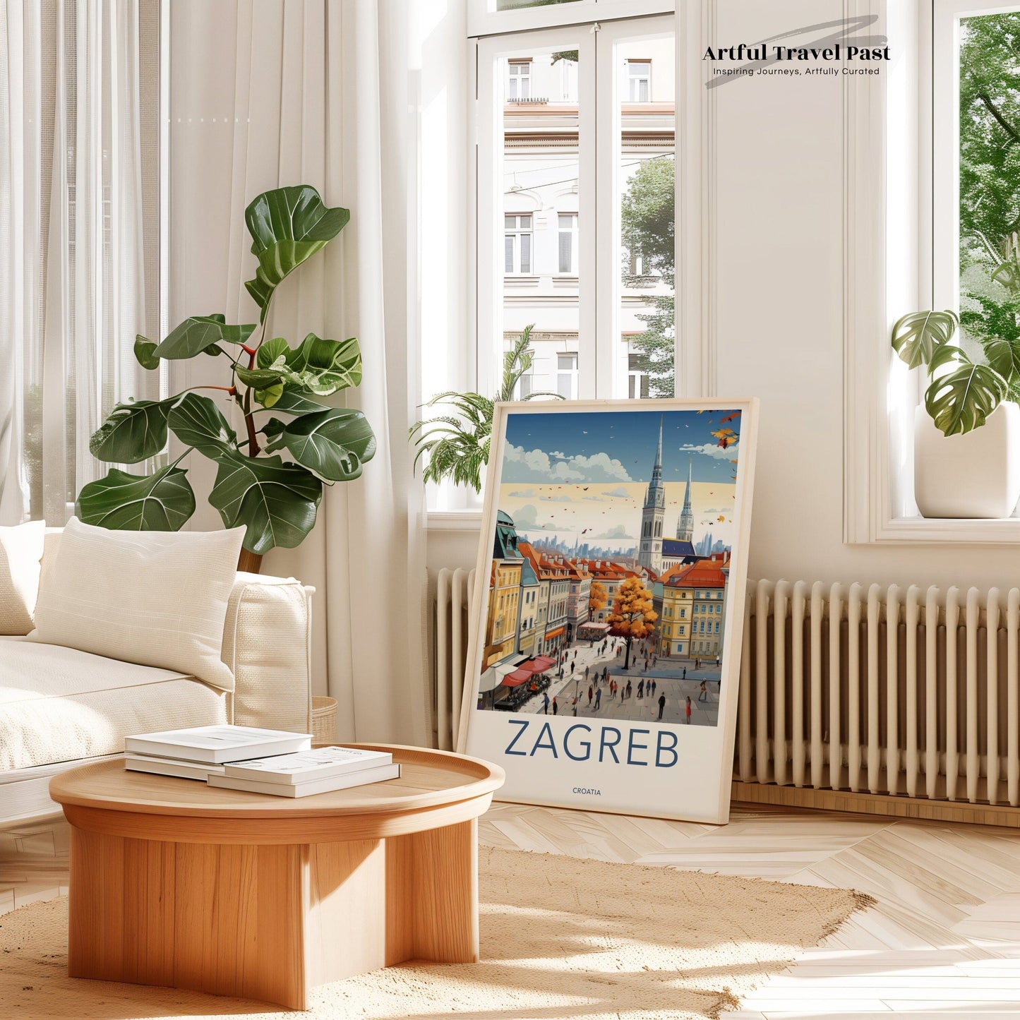 Zagreb Poster - Croatia Wall Art
