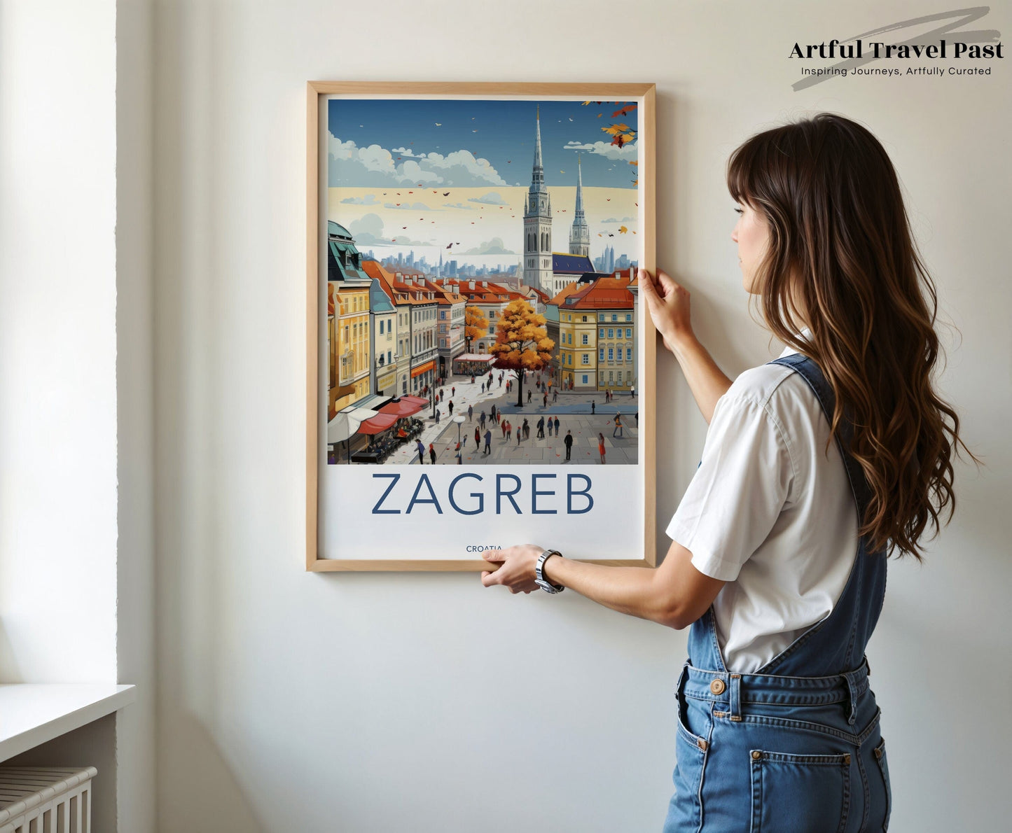 Zagreb Poster - Croatia Wall Art