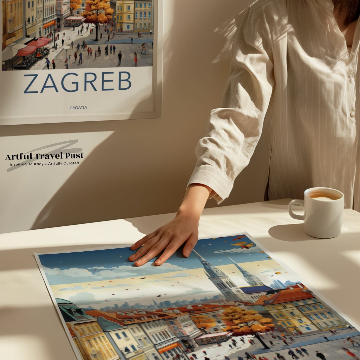 Zagreb Poster - Croatia Wall Art
