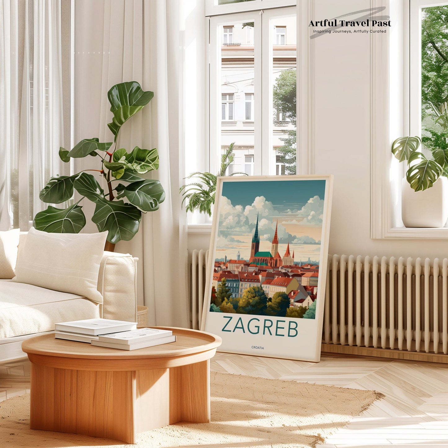 Zagreb Poster - Croatia Wall Art