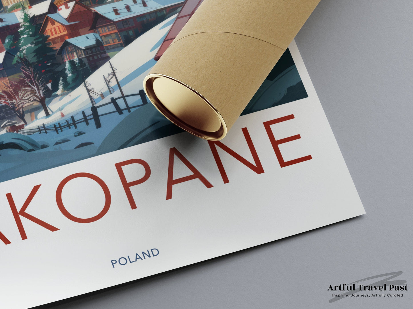 Zakopane Poster | Poland Wall Art | Eastern Europe Artwork