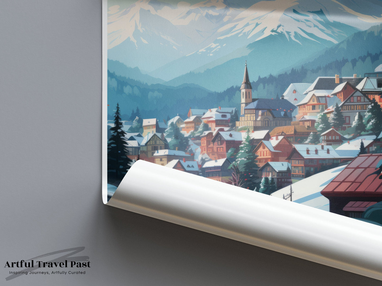 Zakopane Poster | Poland Wall Art | Eastern Europe Artwork