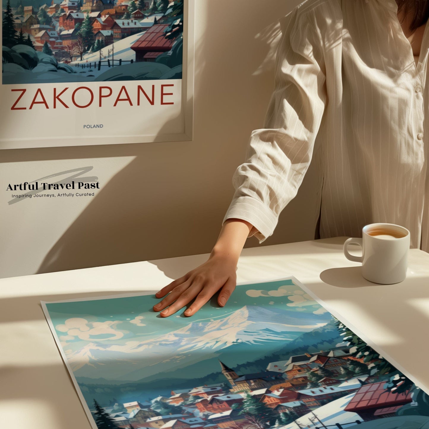 Zakopane Poster | Poland Wall Art | Eastern Europe Artwork