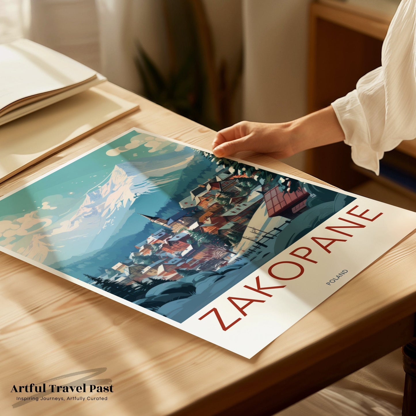 Zakopane Poster | Poland Wall Art | Eastern Europe Artwork