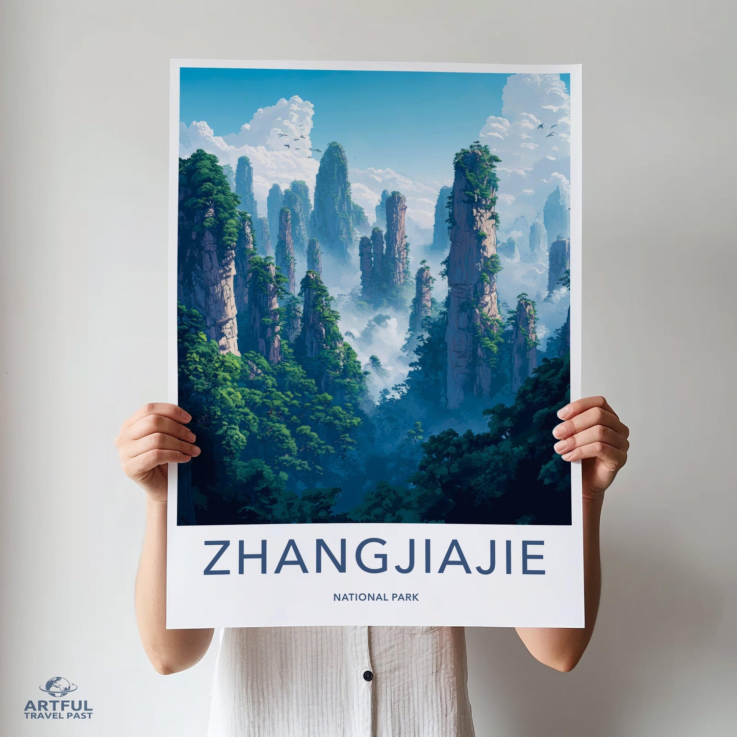 Zhangjiajie National Park Poster | China Wall Art
