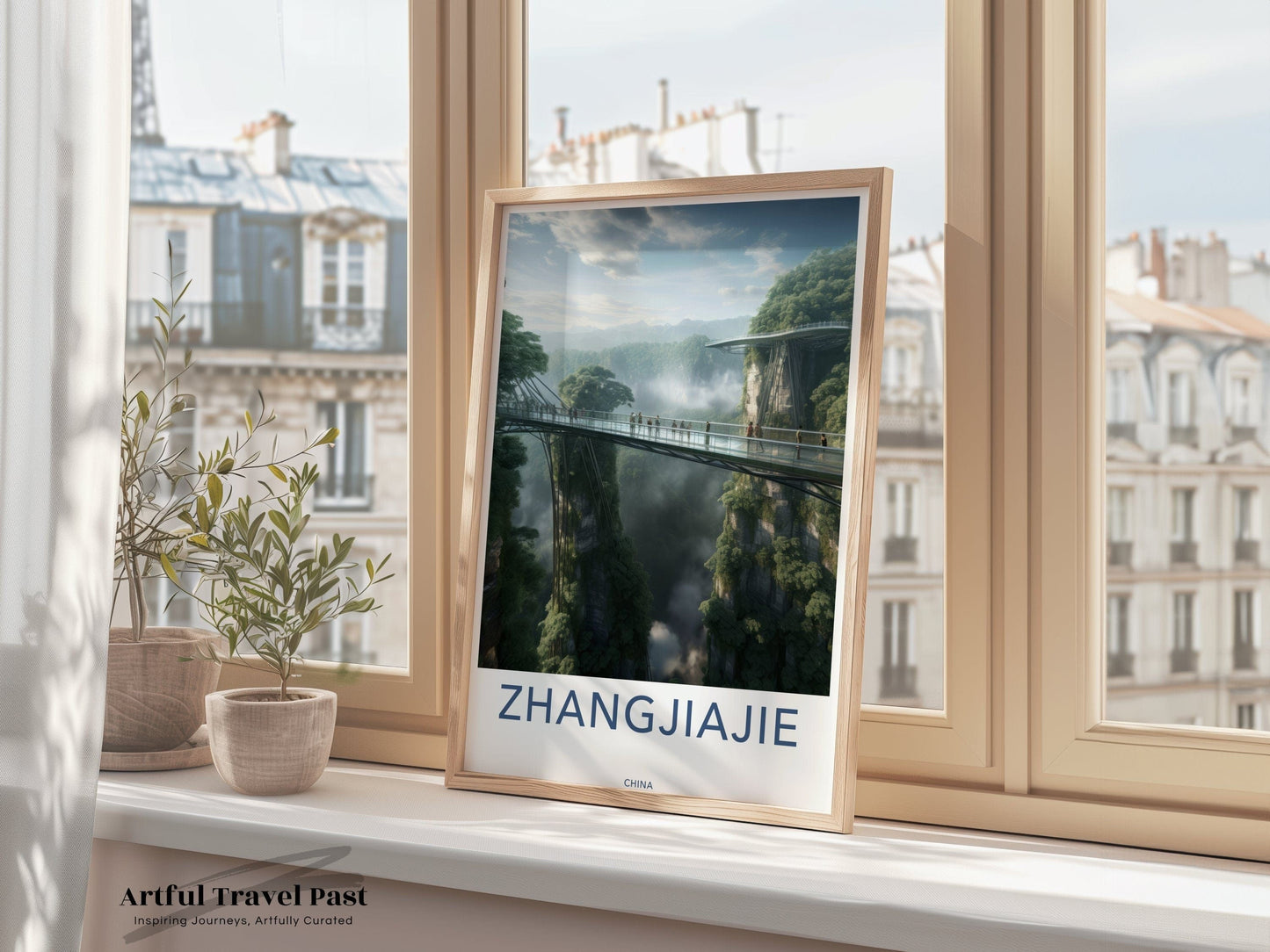 Zhangjiajie Poster | China Wall Art | Asia Decor