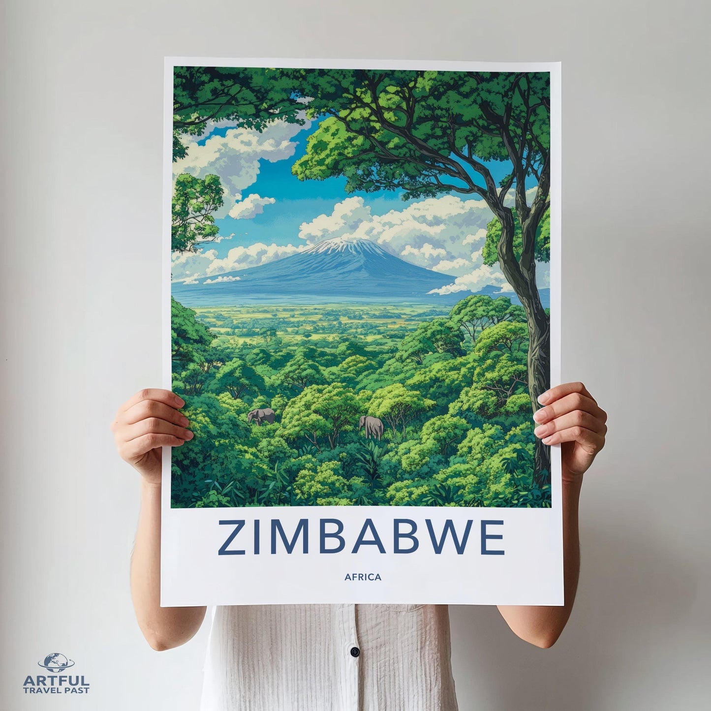 Zimbabwe Poster - Africa Wall Art