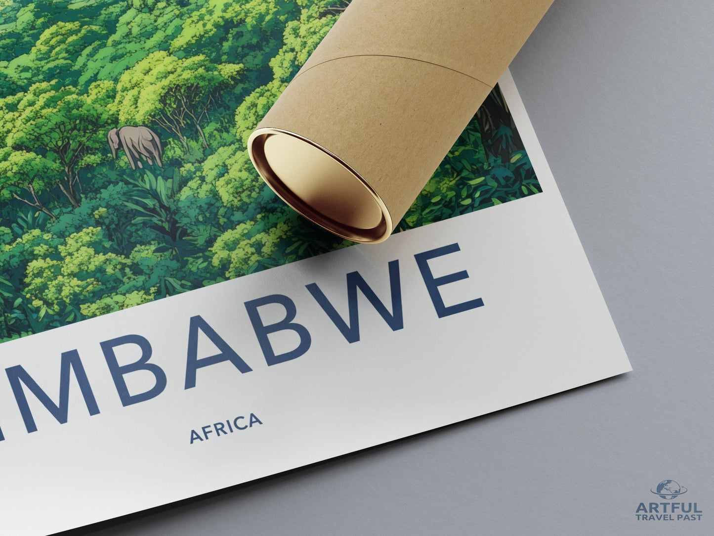 Zimbabwe Poster | Zimbabwe Wall Art | Africa Decor