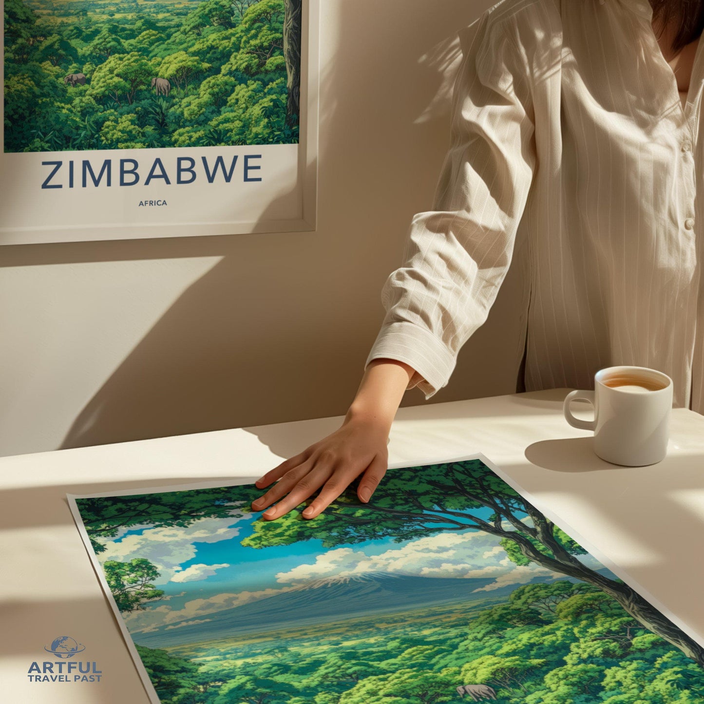 Zimbabwe Poster | Zimbabwe Wall Art | Africa Decor