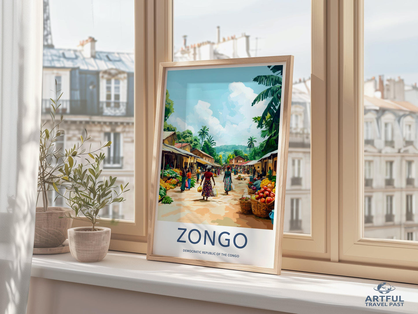 Zongo Poster | Democratic Republic of the Congo Africa Wall Art