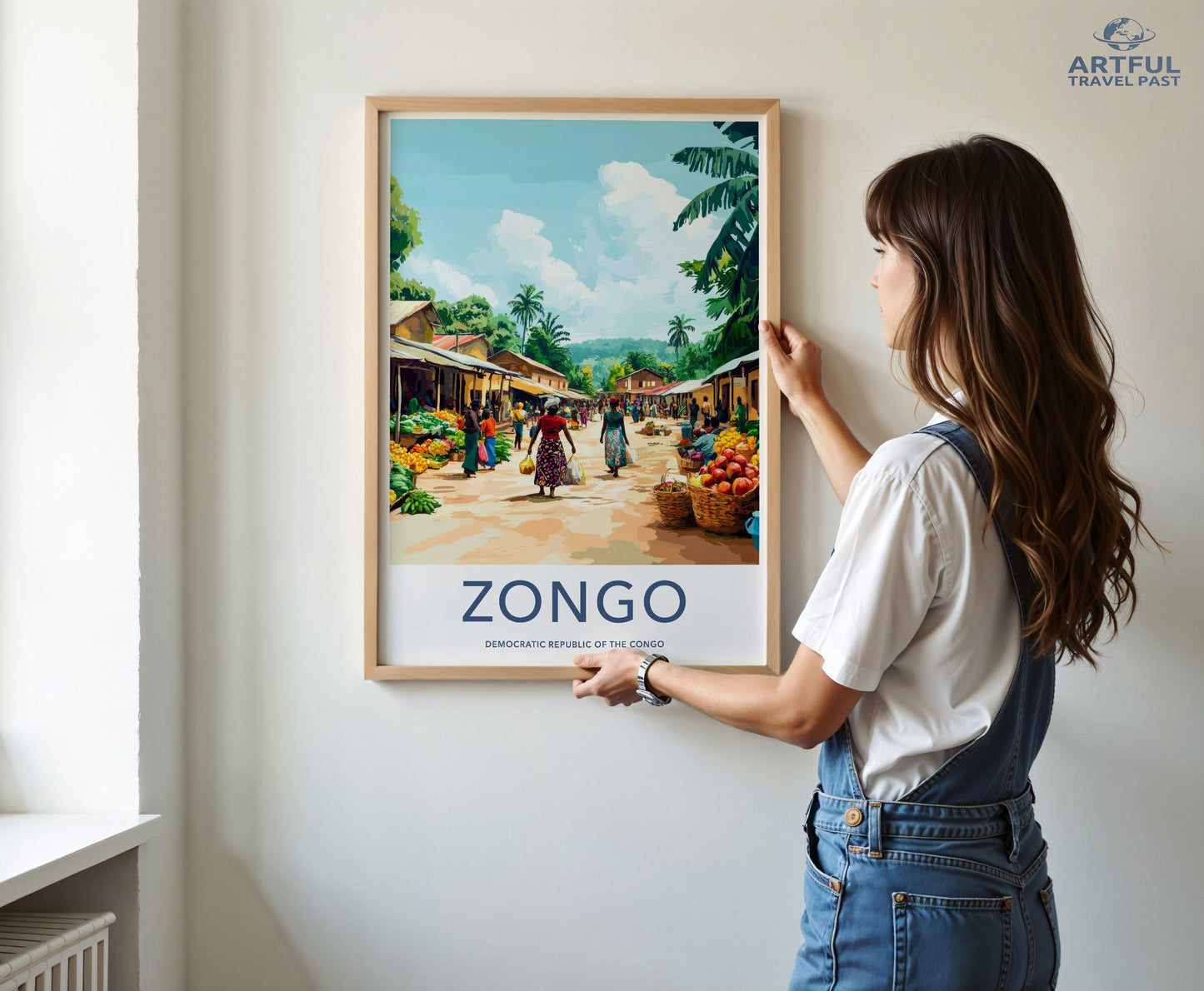 Zongo Poster | Democratic Republic of the Congo Africa Wall Art
