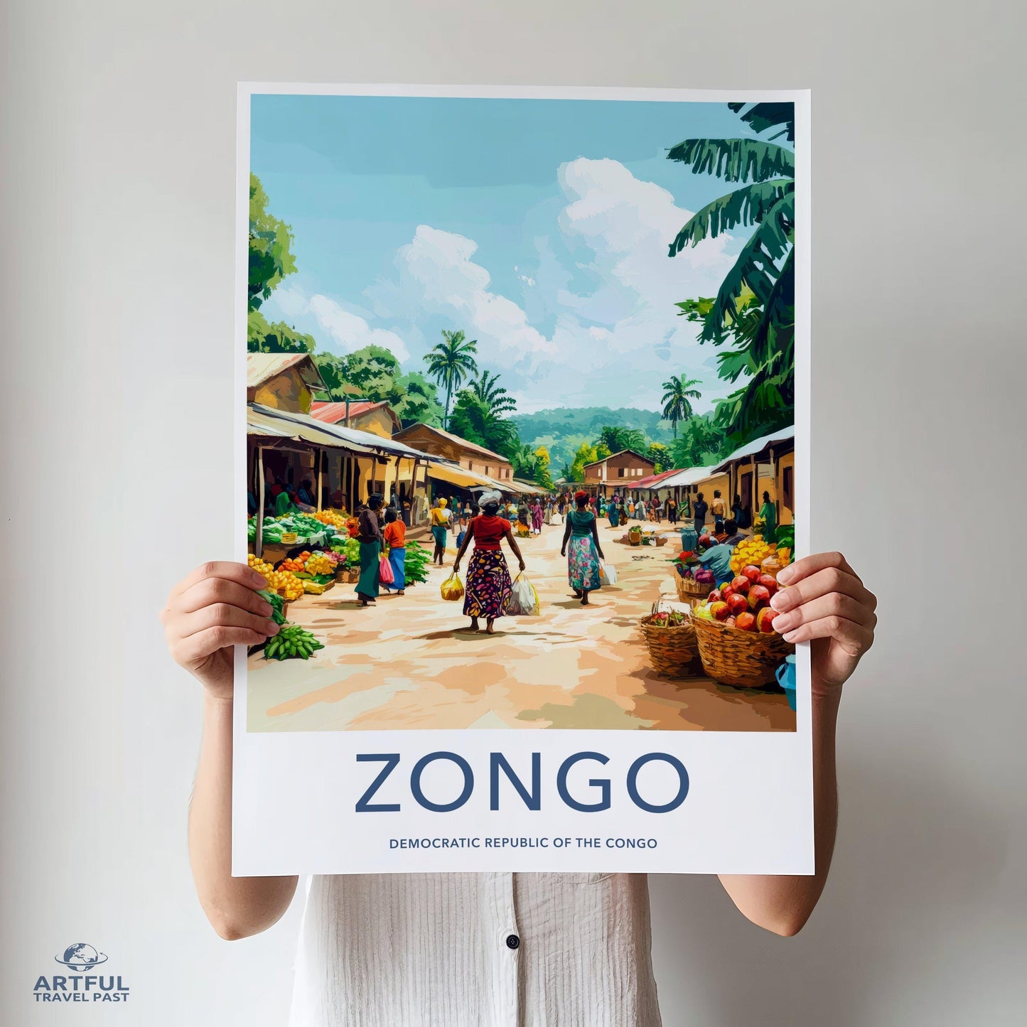 Zongo Poster | Democratic Republic of the Congo Africa Wall Art