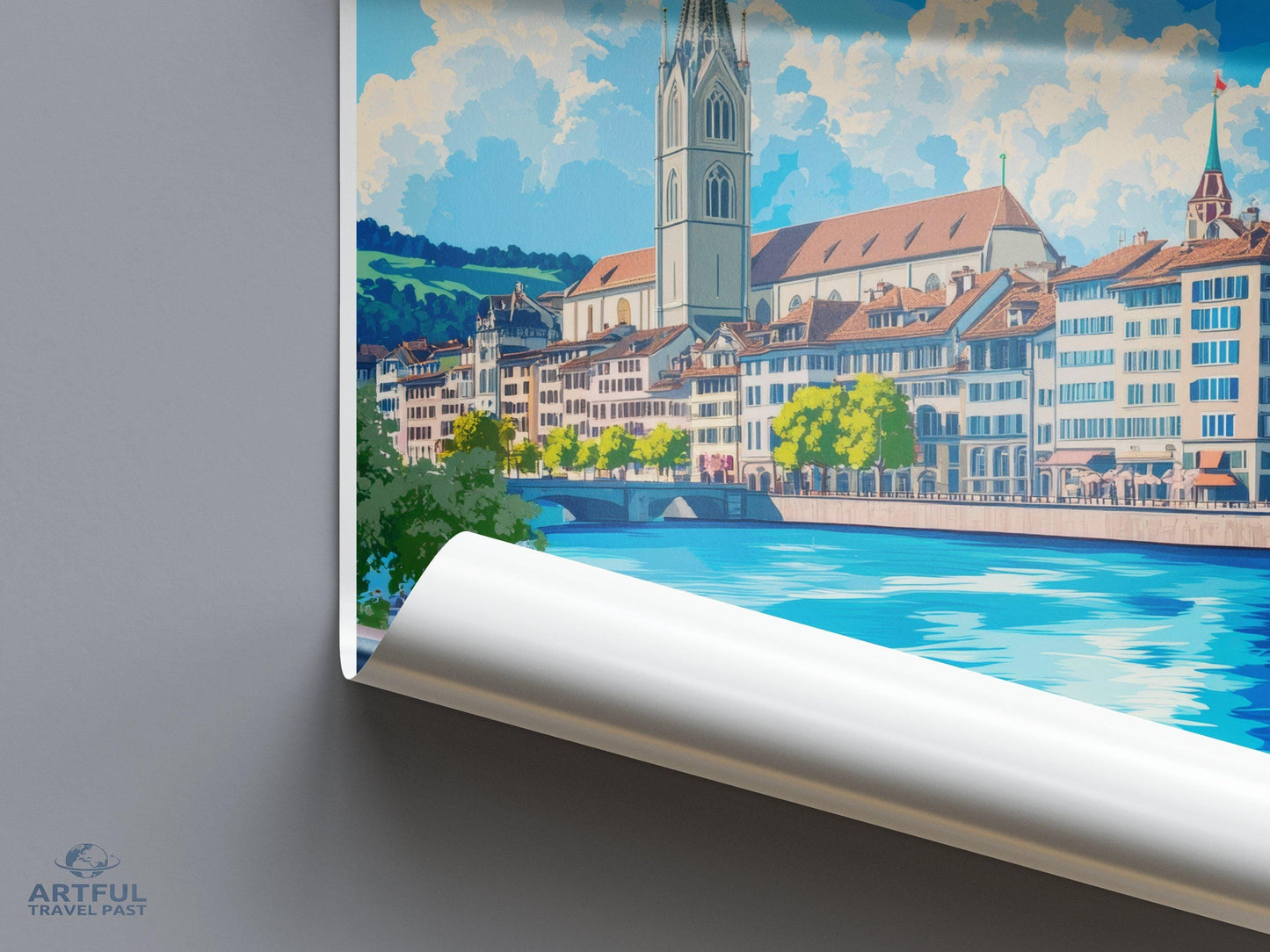 Zurich Poster - Switzerland Wall Art