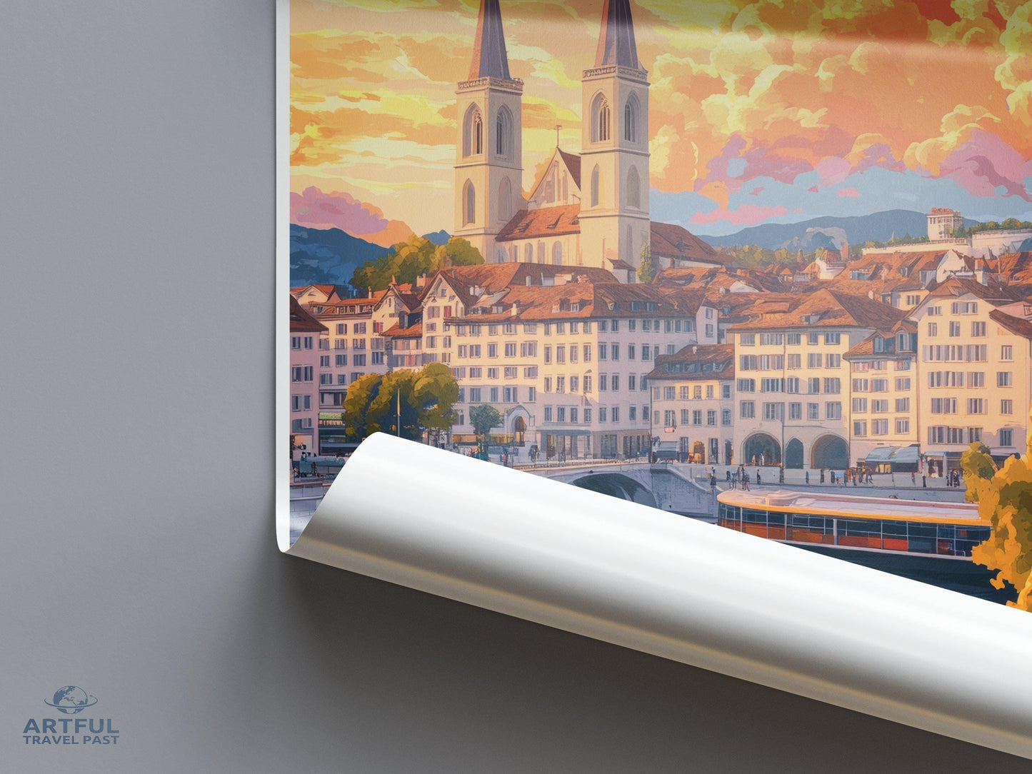 Zurich Poster - Switzerland Wall Art