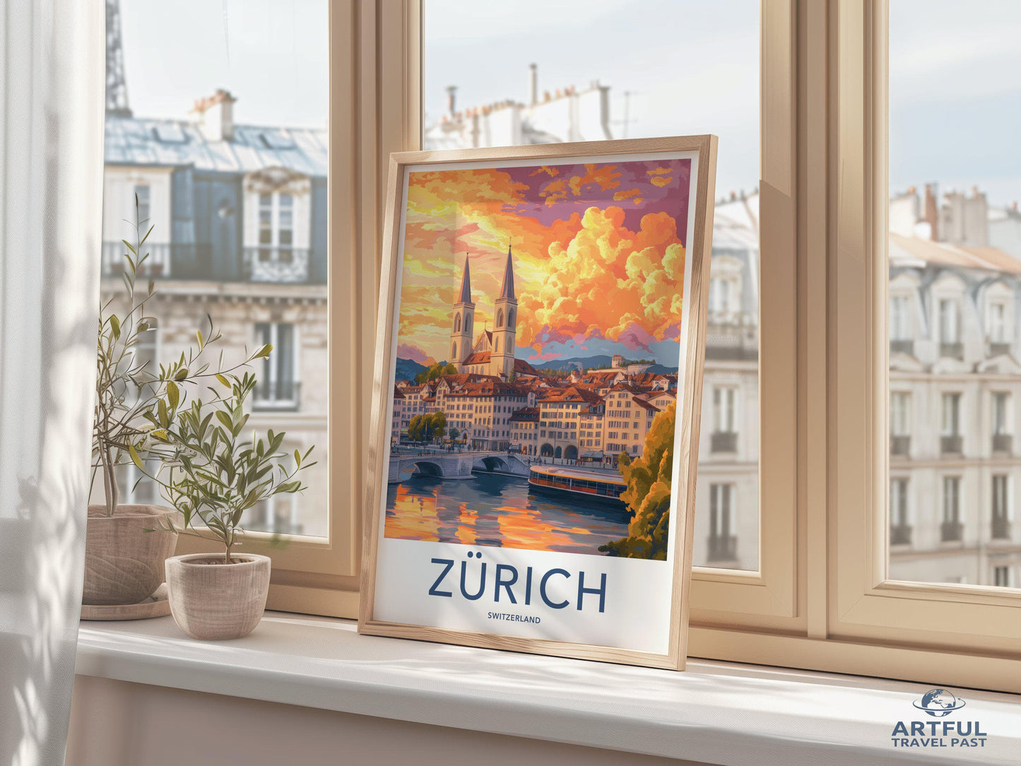 Zurich Poster - Switzerland Wall Art