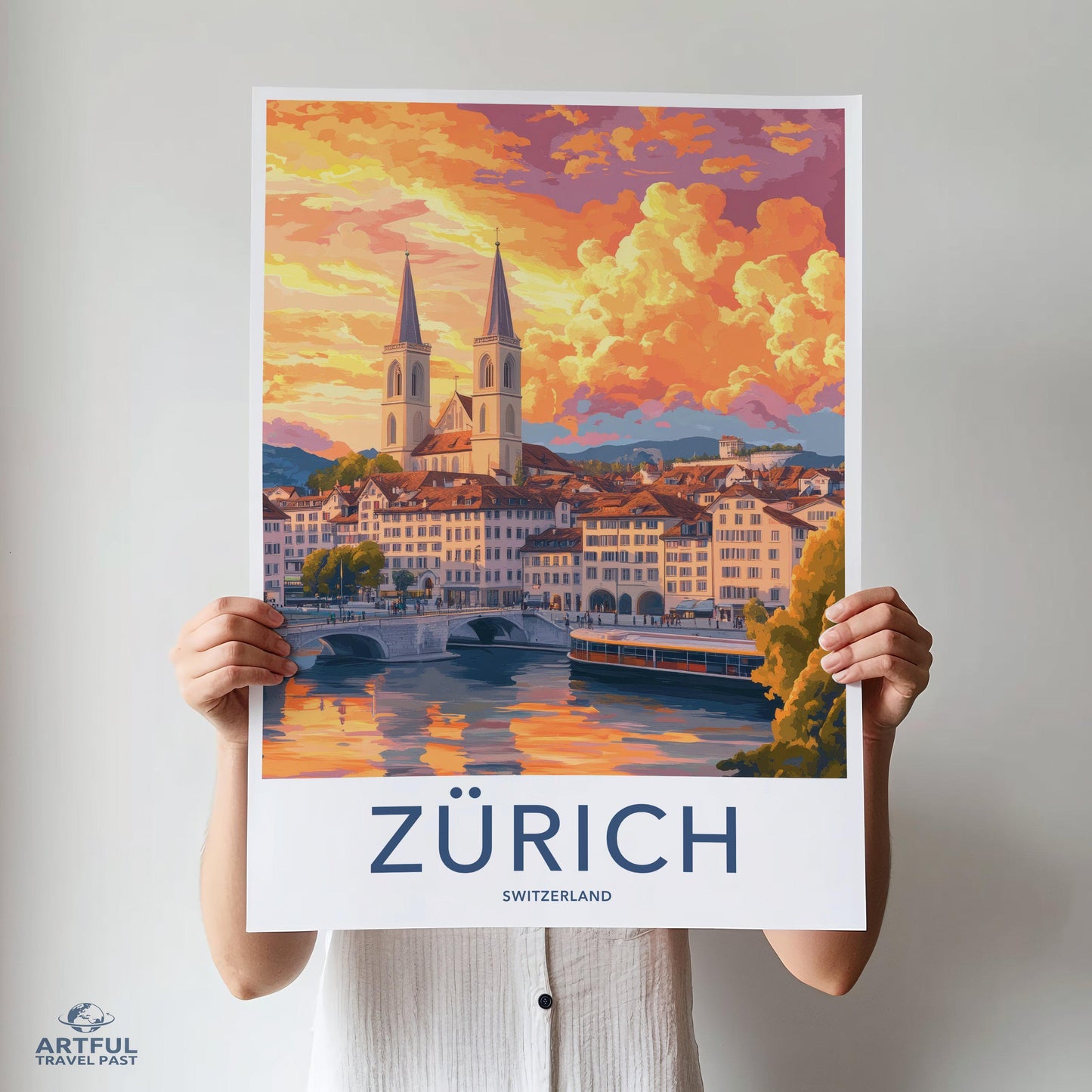 Zurich Poster - Switzerland Wall Art