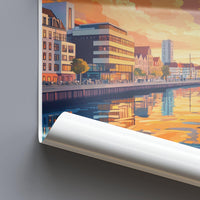 Aarhus Poster | Denmark Wall Art | Nordic Decor